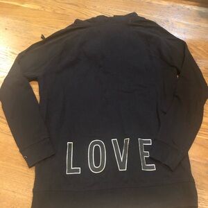 Victoria Secret black sweatshirt. Small